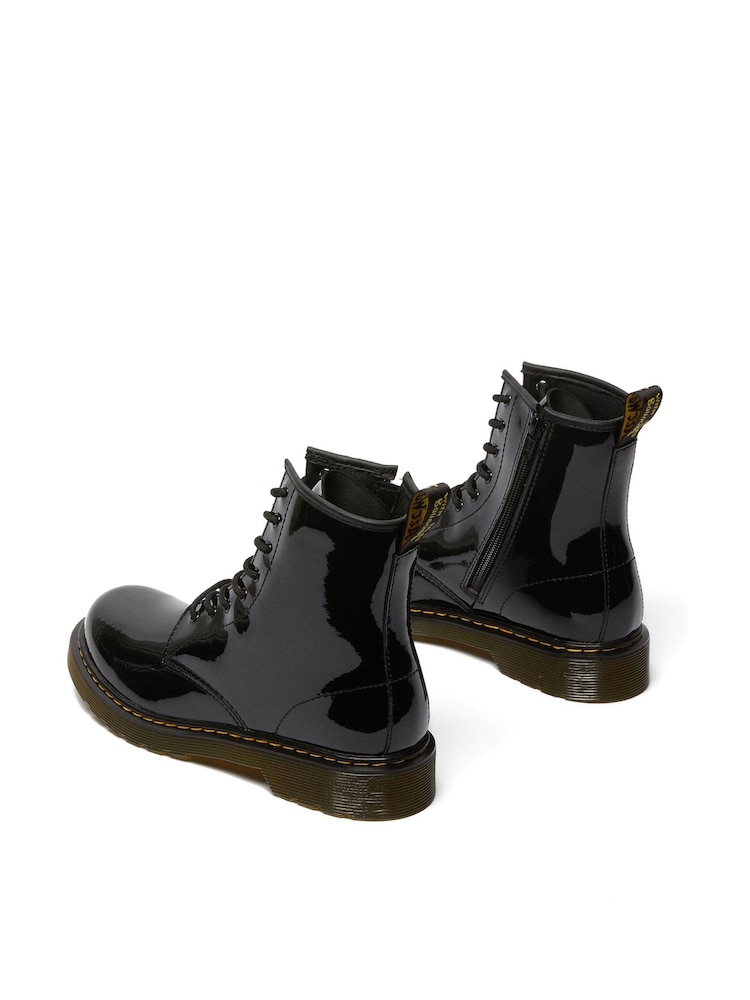Dr. Martens Black 1460 Y Patent Lamper Shoes - Image 2 of 4