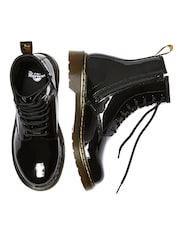Dr. Martens Black 1460 Y Patent Lamper Shoes - Image 3 of 4