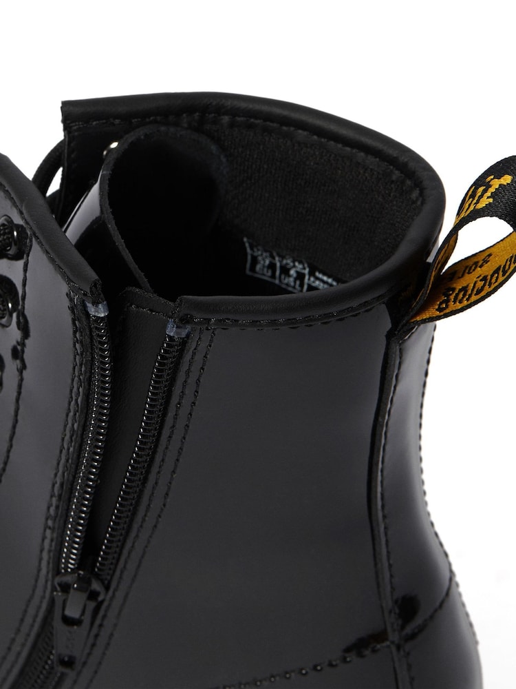 Dr. Martens Black 1460 Y Patent Lamper Shoes - Image 4 of 4