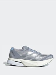 adidas Grey Adizero Boston 13 Running Trainers - Image 1 of 8