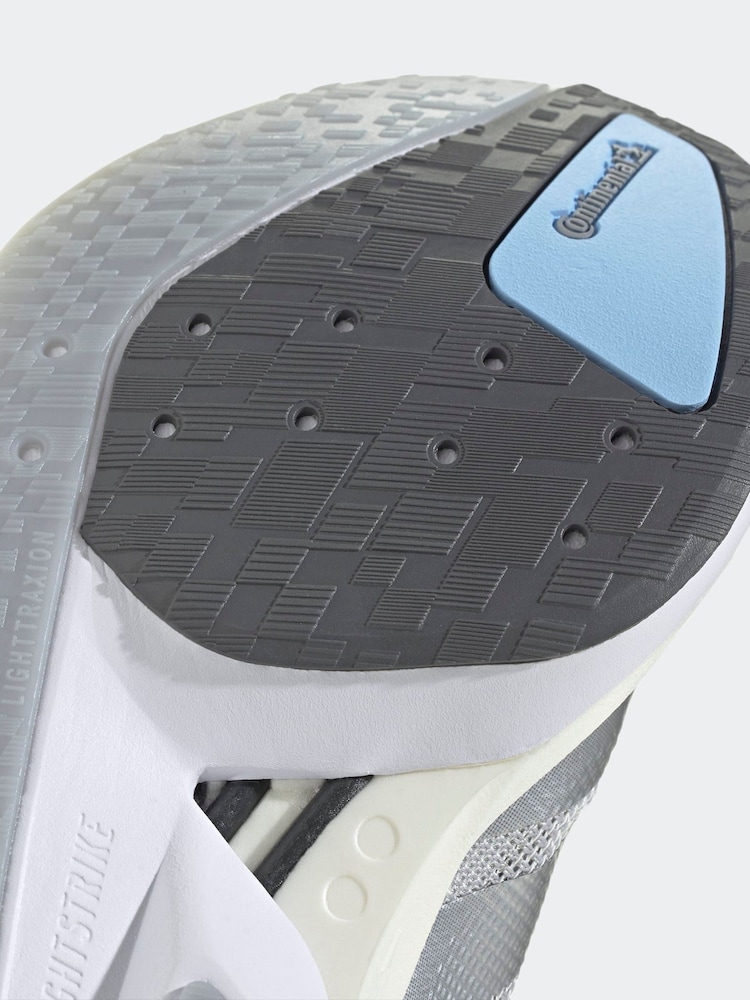 adidas Grey Adizero Boston 13 Running Trainers - Image 8 of 8