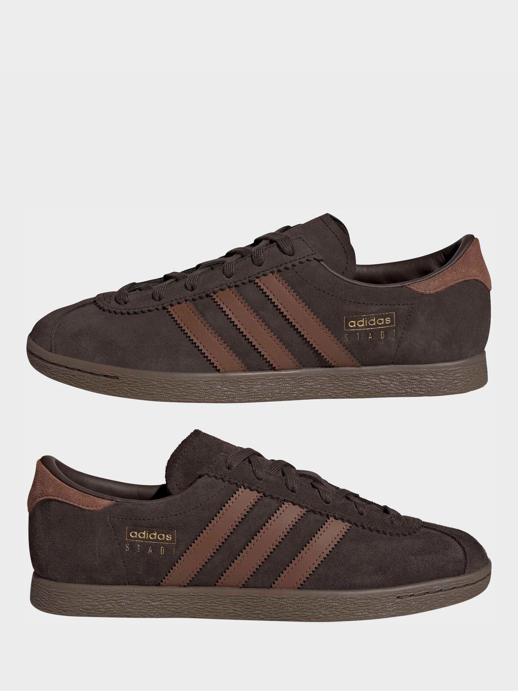 adidas STADブラウン スニーカー Next：日本 ブラウン - adidas Originals Stadt スニーカー from Next