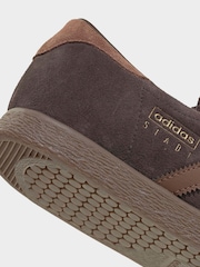 adidas Originals Brown Stadt Trainers - Image 9 of 9