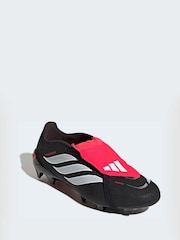 adidas Black Predator League Fold-Over Tongue Firm Ground Football Boots - Image 3 of 11