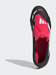 adidas Black Predator League Fold-Over Tongue Firm Ground Football Boots - Image 8 of 11