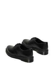 Dr. Martens Black 1461 Mono Smooth Shoes - Image 2 of 4