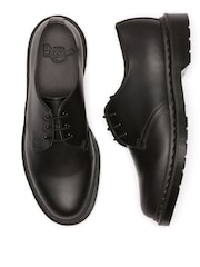 Dr. Martens Black 1461 Mono Smooth Shoes - Image 3 of 4