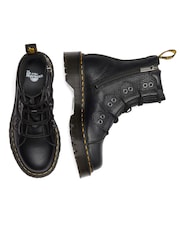 Dr. Martens Black 1460 Bex Ltt Milled Nappa Boots - Image 2 of 4