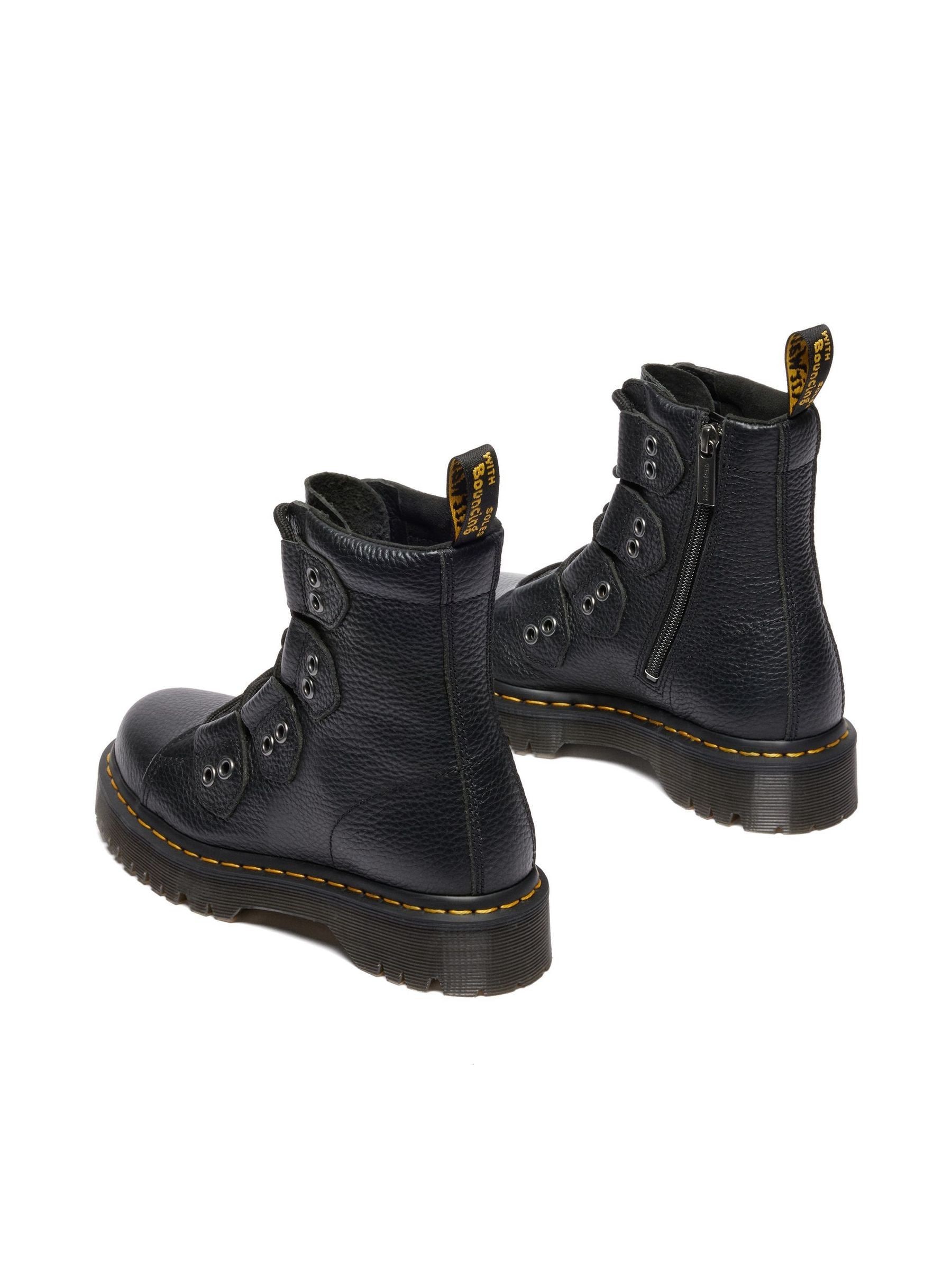 Buy Dr. Martens Black 1460 Bex Ltt Milled Nappa Boots from Next