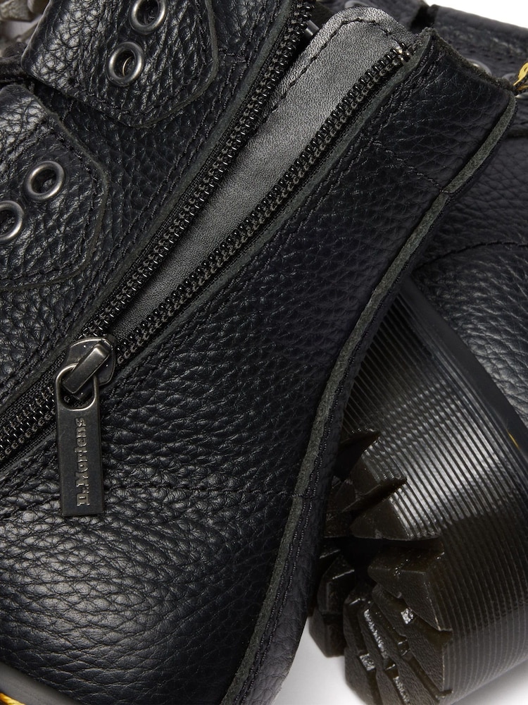 Dr. Martens Black 1460 Bex Ltt Milled Nappa Boots - Image 4 of 4 Dr. Martens Black 1460 Bex Ltt Milled Nappa Boots - Image 4 of 4