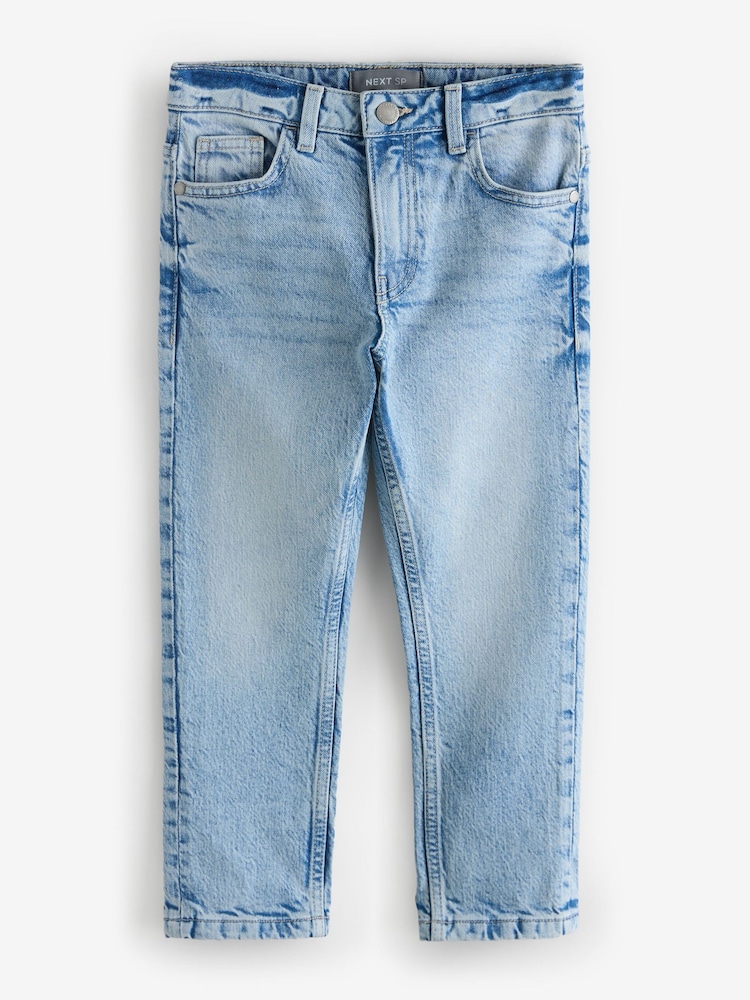 Denim Lightwash Regular Fit Light Wash Jeans - Image 1 of 1 Denim Lightwash Regular Fit Light Wash Jeans - Image 1 of 1