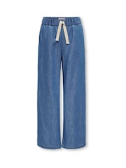 ONLY KIDS Blue Wide Leg Jeans - Image 3 of 5