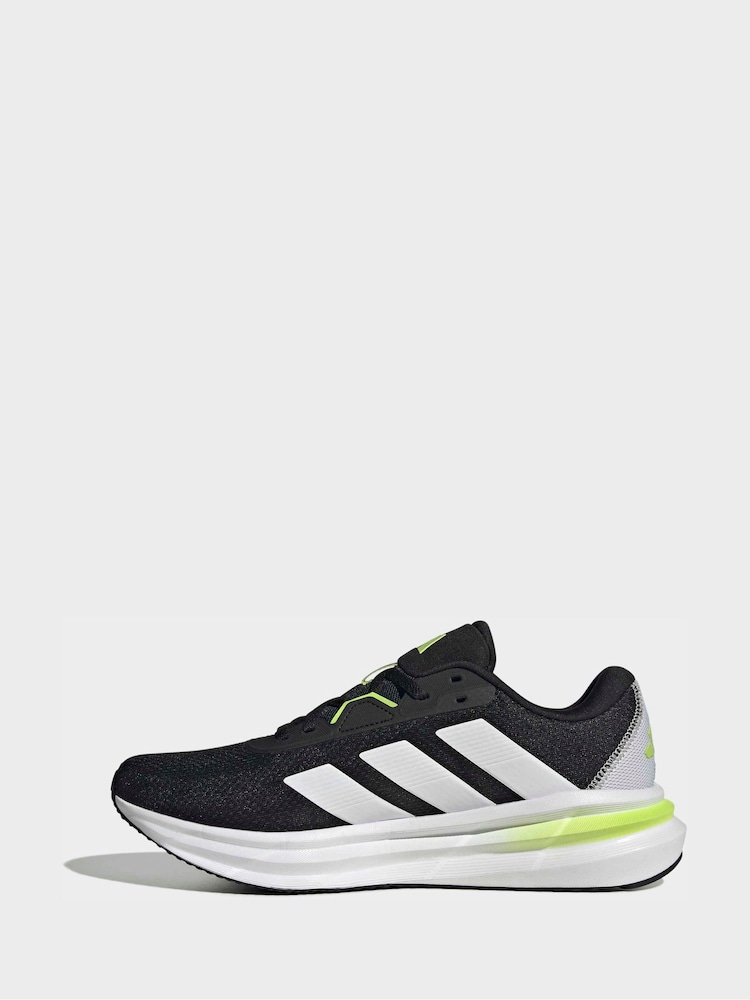 adidas Black/Grey Galaxy 7 Running Trainers - Image 2 of 9