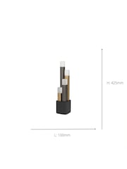 Eglo Black/Brown/Gold Estanterios Table Light - Image 4 of 5