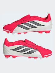 adidas Red Predator Club Fold-Over Tongue Firm Ground/Multi Football Boots - Image 7 of 12