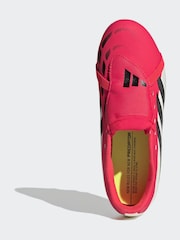 adidas Red Predator Club Fold-Over Tongue Firm Ground/Multi Football Boots - Image 9 of 12