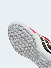 adidas Red Predator Club Fold-Over Tongue Turf Football Kids Trainers - Image 10 of 10