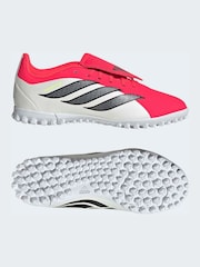 adidas Red Predator Club Fold-Over Tongue Turf Football Kids Trainers - Image 6 of 10