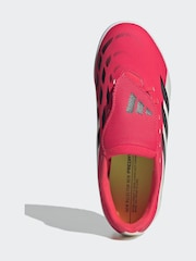 adidas Red Predator Club Fold-Over Tongue Turf Football Kids Trainers - Image 7 of 10