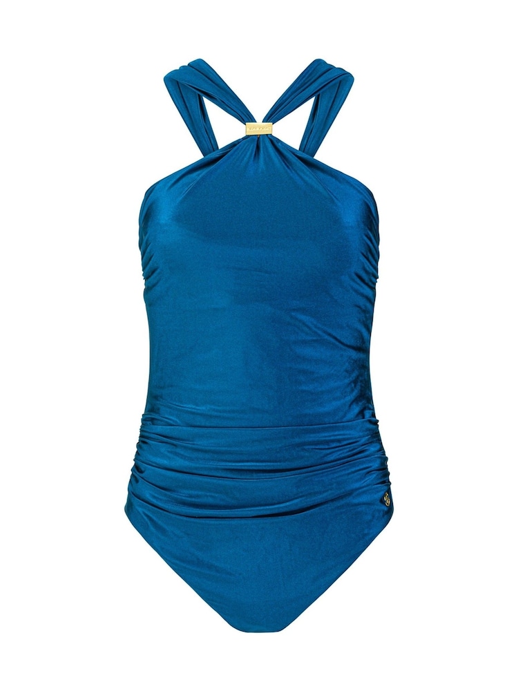 Seaspray Blue Perla Underwired In Petrol Swimsuit - Bild 5 von 5