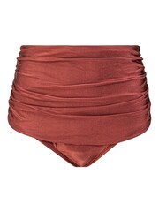 Seaspray Red Perla Alto Waisted Gathered Briefs - Imagen 6 de 6