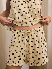 Yellow Spot Cotton Vest Short Pyjamas Set - Image 6 of 11