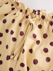 Yellow Spot Cotton Vest Short Pyjamas Set - Image 8 of 11