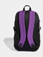 adidas Grey/Purple 3 Stripe VIII Bag - Image 2 of 5