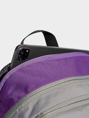 adidas Grey/Purple 3 Stripe VIII Bag - Image 5 of 5