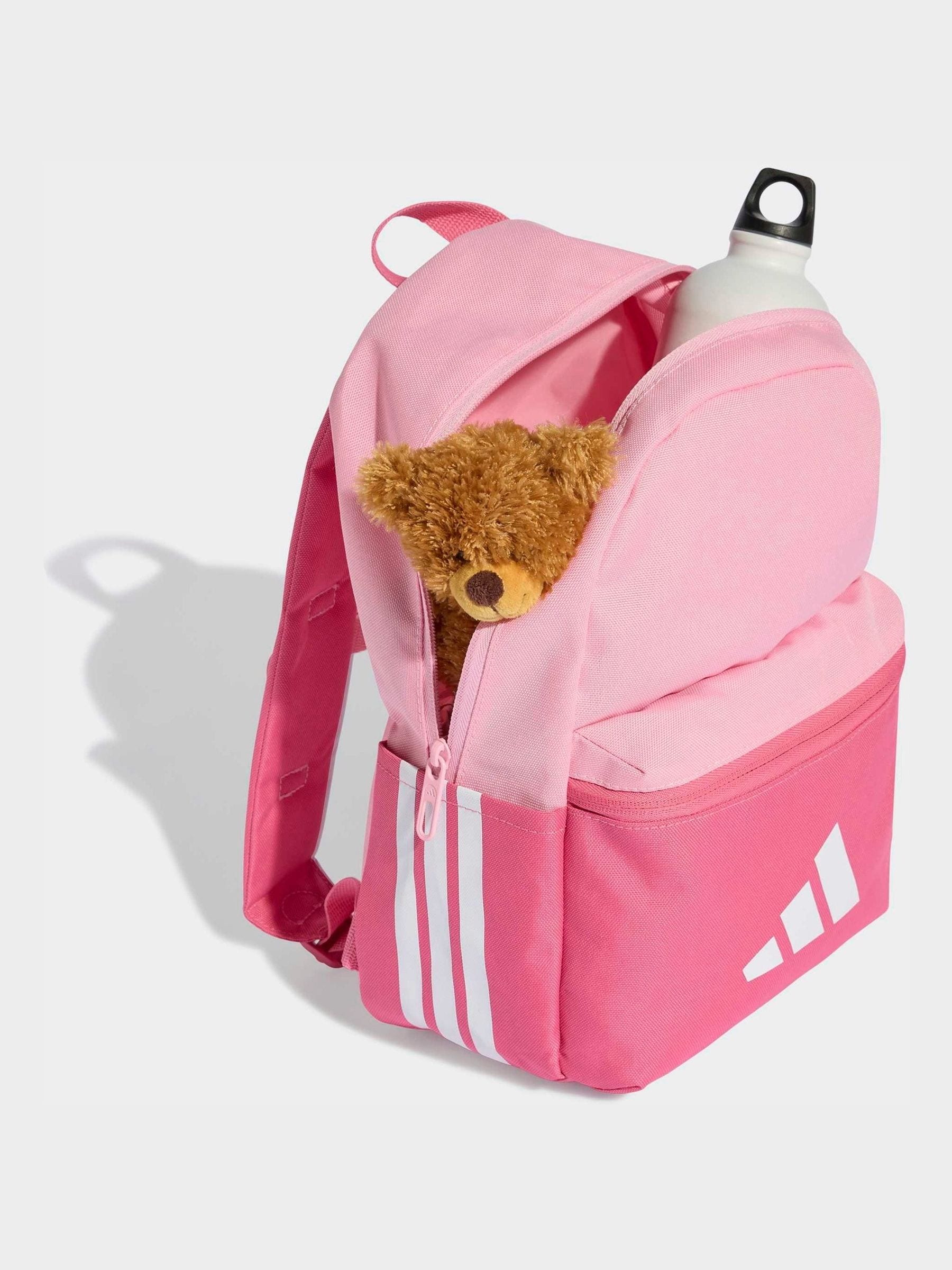 Next：日本 ピンク - adidas 3 バー キッズ バックパック from Next Japan
