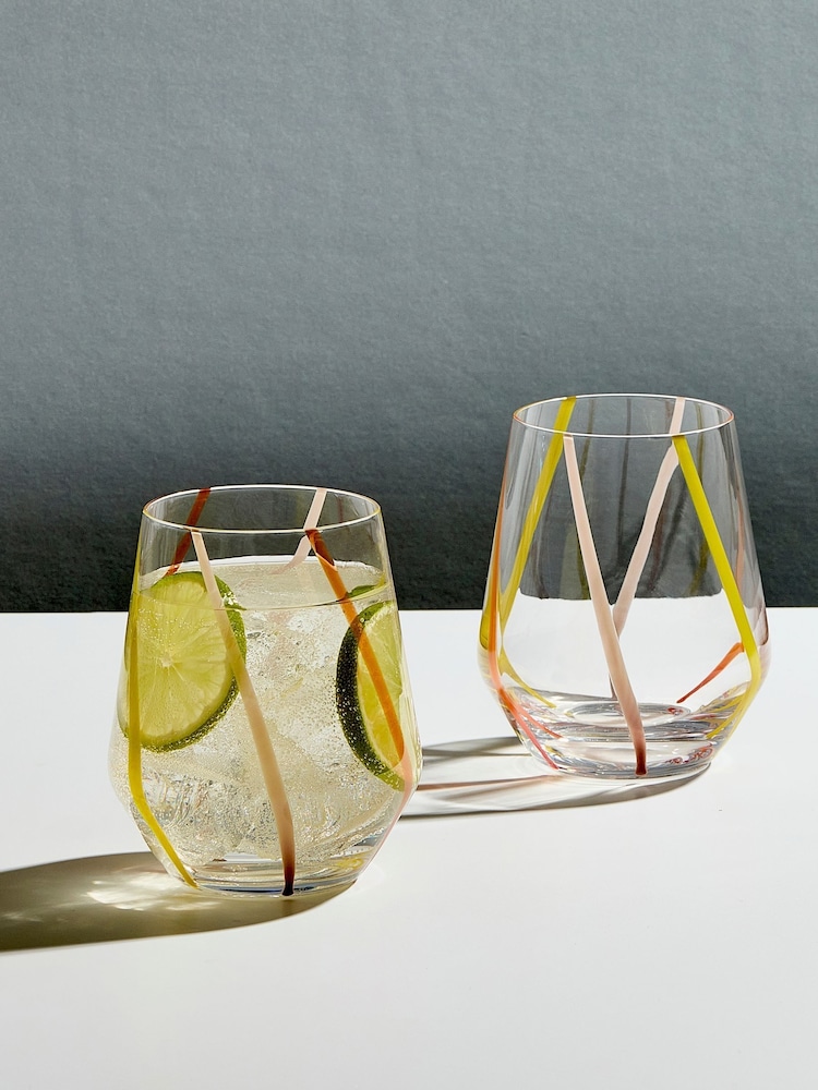 Anton Studio Designs Set of 2 Citrus Rio DOF Tumblers - Image 1 of 6