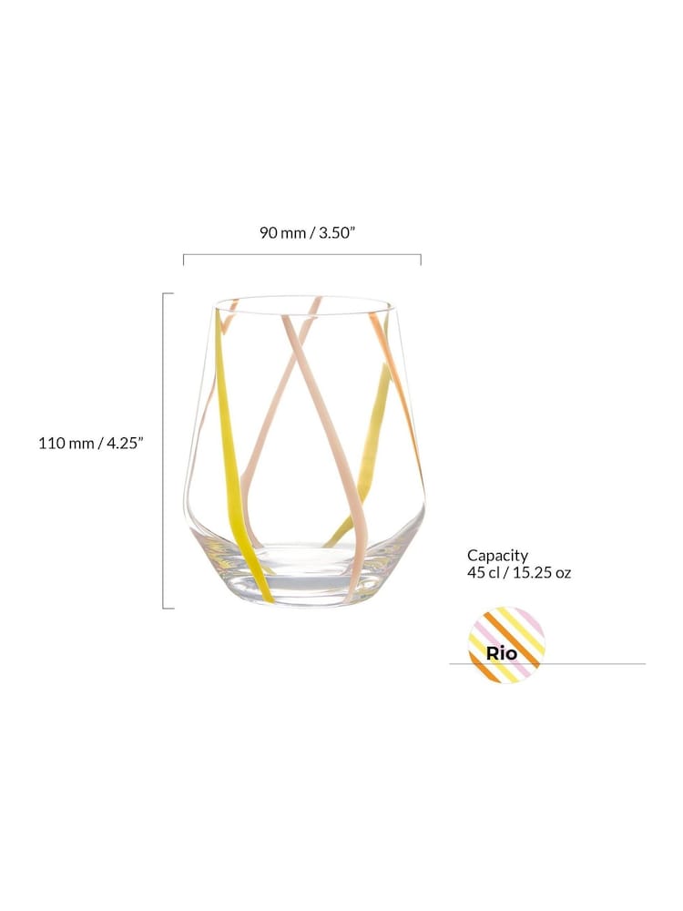 Anton Studio Designs Set of 2 Citrus Rio DOF Tumblers - Image 6 of 6