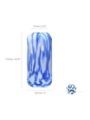 Anton Studio Designs Blue Large Lava Vase - Image 7 of 7