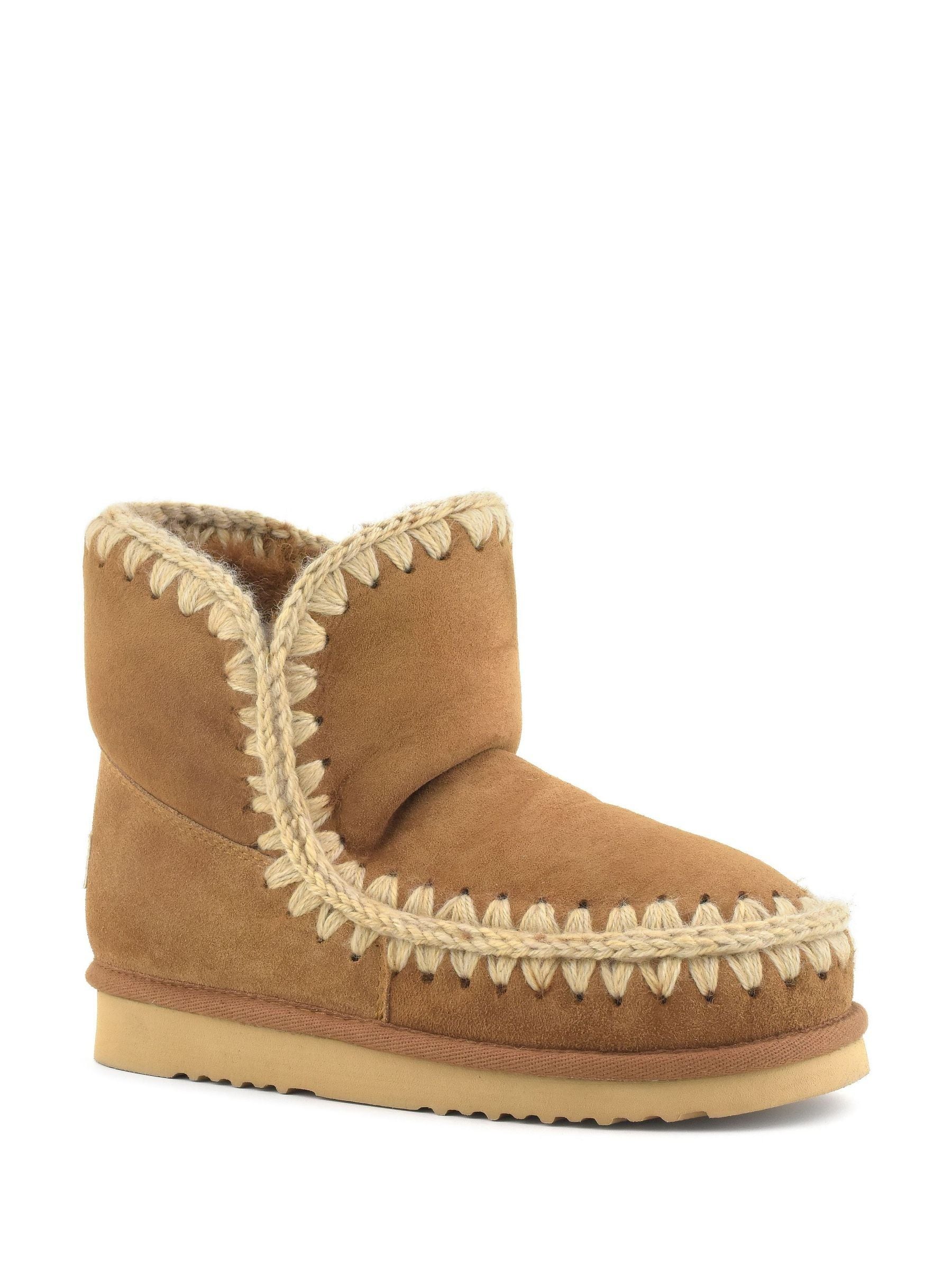 Buy Mou Cognac Eskimo 18 Sheepskin Lined Suede Boots from Next USA