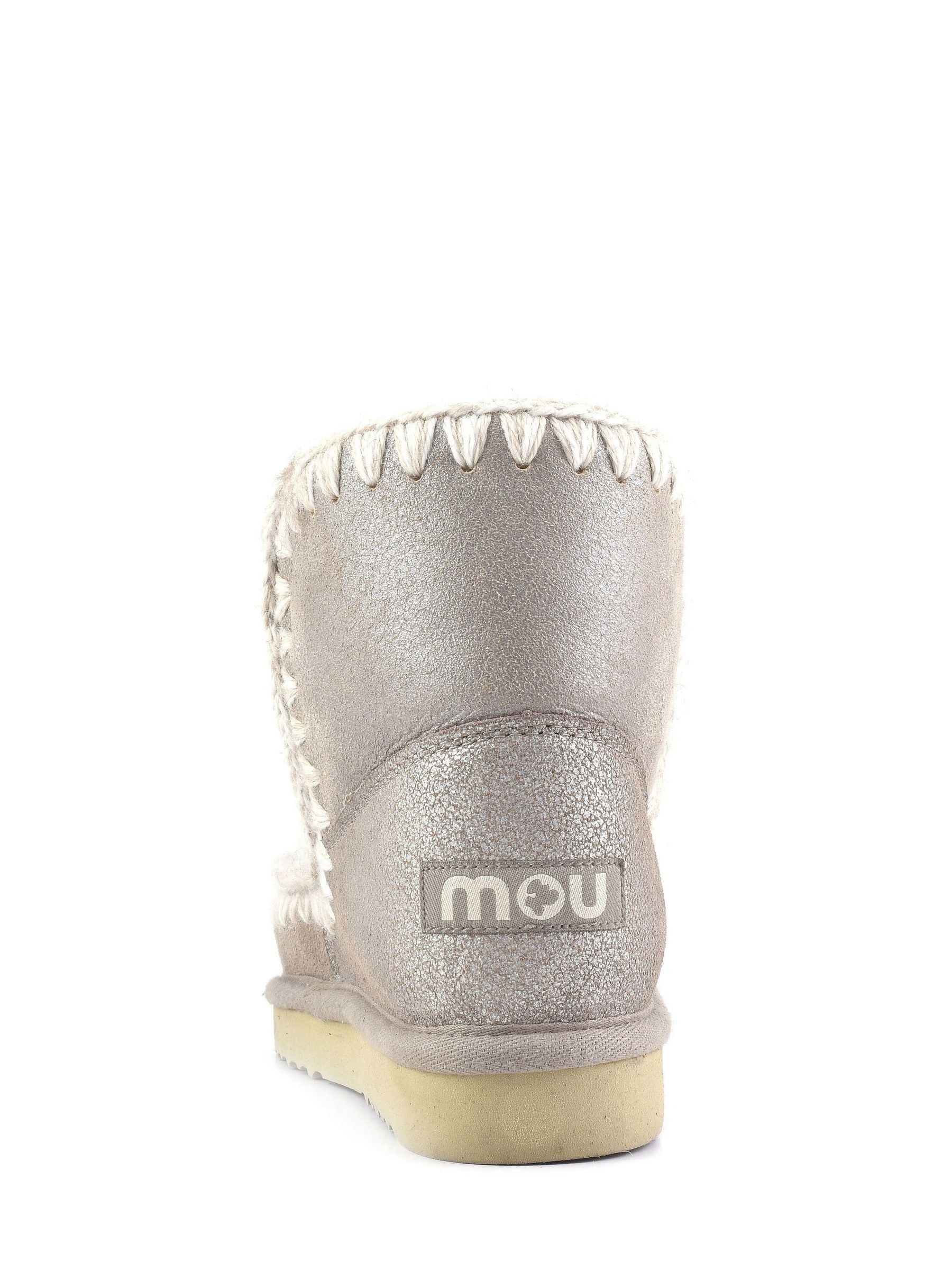 Buy Mou Metallic Eskimo 18 Sheepskin Lined Leather Boots from Next USA