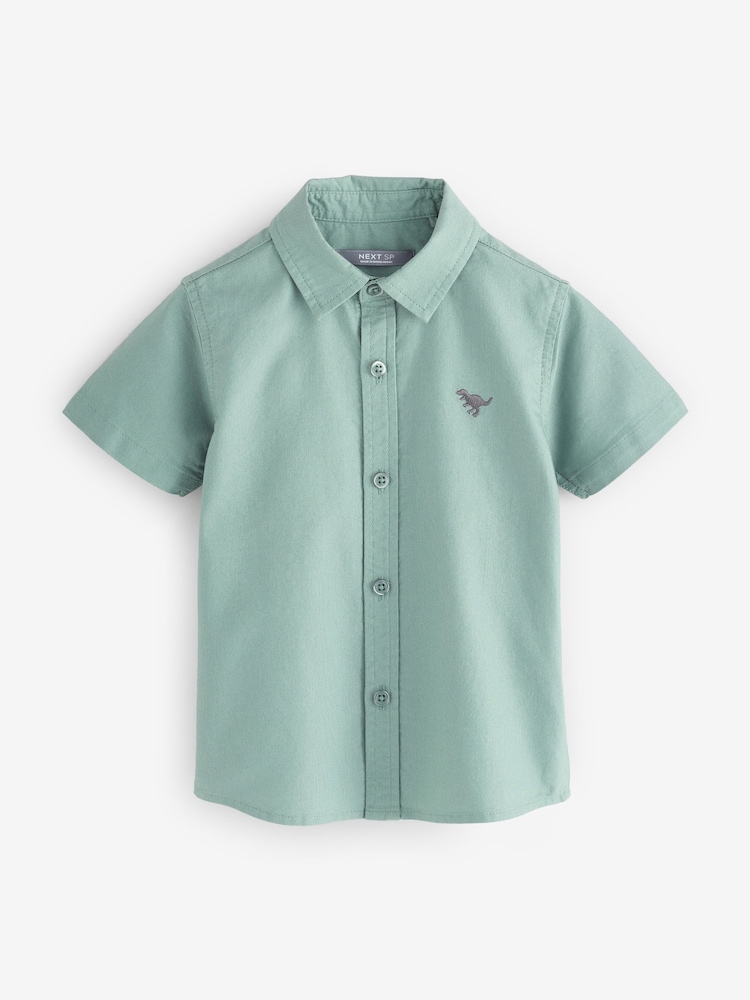Sage Green Short Sleeve Oxford Shirt - Image 1 of 1
