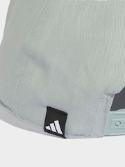 adidas Green Kids Linear Cap - Image 3 of 4
