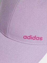 adidas Purple Kids Linear Cap - Image 4 of 4