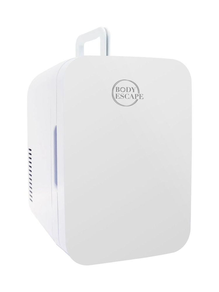 Body Escape White Mini Fridge With Glass Door 6 Litre - Image 1 of 8