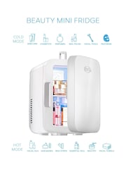 Body Escape White Mini Fridge With Glass Door 6 Litre - Image 8 of 8