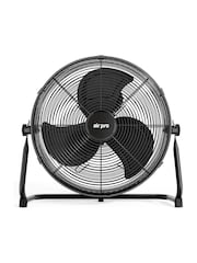 Air Pro Black 16" Floor Fan with Powerful Air Cooling & Circulating - Image 1 of 7