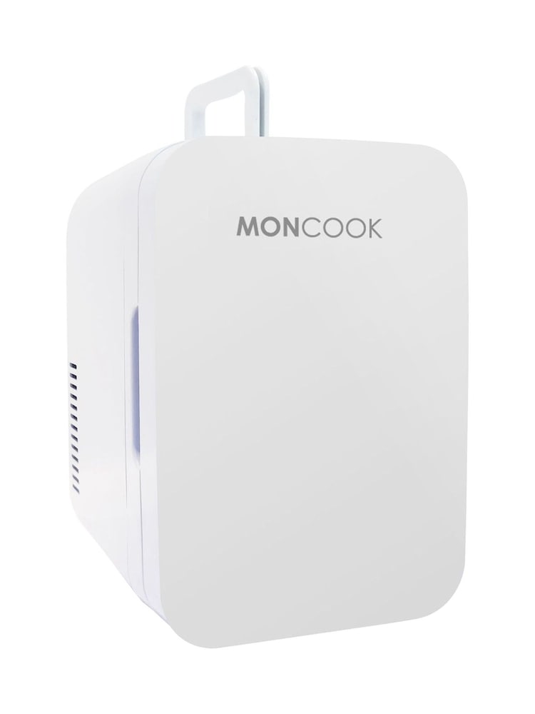 MONCOOK White Mini Fridge 6 Litre - Image 1 of 8