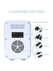 MONCOOK White Mini Fridge 6 Litre - Image 5 of 8