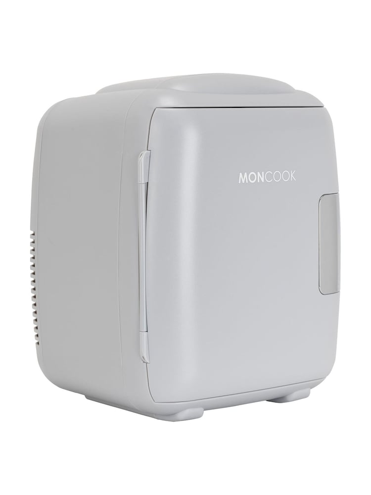 MONCOOK Grey Mini Fridge 9 Litre - Image 1 of 7