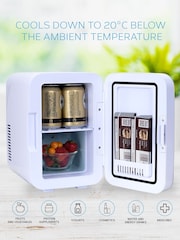 MONCOOK Pink Mini Fridge 6 Litre - Image 6 of 8