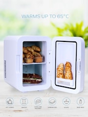MONCOOK Pink Mini Fridge 6 Litre - Image 7 of 8