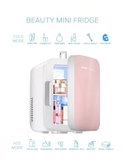 MONCOOK Pink Mini Fridge 6 Litre - Image 8 of 8