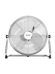 Air Pro White 16" Floor Fan with Powerful Air Cooling & Circulating - Image 1 of 7