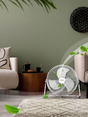 Air Pro White 16" Floor Fan with Powerful Air Cooling & Circulating - Image 6 of 7