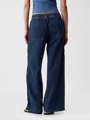 Gap Blue High Waisted Utility Easy Jeans - Image 3 of 7